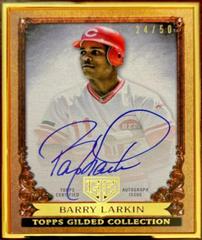 Barry Larkin Baseball Cards 2023 Topps Gilded Collection Gallery of Gold Autographs Prices