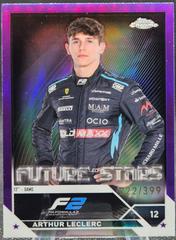 Arthur Leclerc [Purple Refractor] Racing Cards 2023 Topps Chrome Formula 1 Prices
