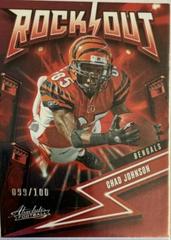 Chad Johnson [Spectrum Red] #1 Football Cards 2023 Panini Absolute Rock Out Prices