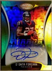 D'Onta Foreman [Gold] Football Cards 2018 Panini Certified Mirror Signatures Prices