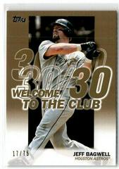 Jeff Bagwell [Gold] #WC-20 Baseball Cards 2023 Topps Welcome to the Club Prices