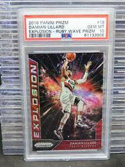 Damian Lillard [Ruby Wave Prizm] #19 Basketball Cards 2016 Panini Prizm Explosion Prices