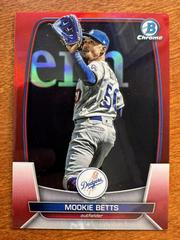 Mookie Betts [Red] #2 Baseball Cards 2023 Bowman Chrome Prices
