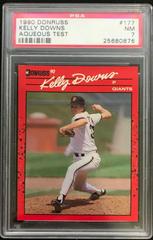 Kelly Downs #177 Baseball Cards 1990 Donruss Aqueous Test Prices