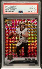 Taysom Hill [Pink Swirl Mosaic] Football Cards 2021 Panini Mosaic Prices
