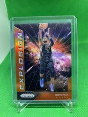 Chris Paul [Orange Prizm] #8 Basketball Cards 2016 Panini Prizm Explosion Prices