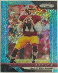 Alex Smith [Blue Shimmer] #1 Football Cards 2018 Panini Prizm Prices