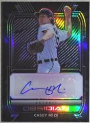 Casey Mize [Purple] #O-CM Baseball Cards 2021 Panini Chronicles Obsidian Autographs Prices