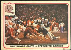 Baltimore Colts [Effective Tackle] #2 Football Cards 1976 Fleer Team Action Prices