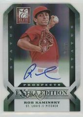 Rob Kaminsky [Signature] Baseball Cards 2013 Panini Elite Extra Edition Prices