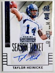 Taylor Heinicke [Seat Autograph Bowl Ticket] #157 Football Cards 2015 Panini Contenders Draft Picks Prices