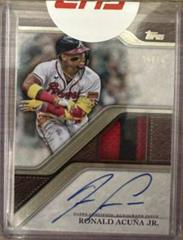 Ronald Acuna Jr. Baseball Cards 2024 Topps Reverence Autograph Patch Prices