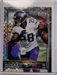 Adrian Peterson [Pulsar Refractor] #24 Football Cards 2015 Topps Chrome Prices