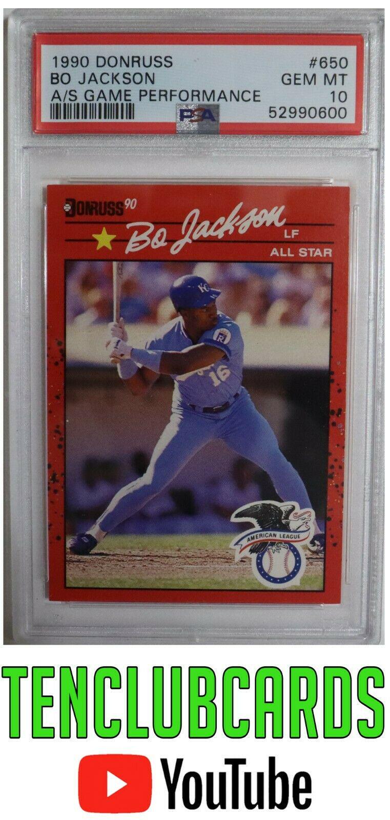 Bo Jackson All Star Game Performance 650 Prices 1990 Donruss Baseball Cards