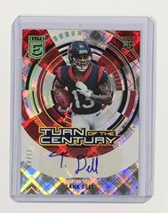 Tank Dell [Red] #TC-TAN Football Cards 2023 Panini Donruss Elite Turn of the Century Autographs Prices