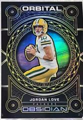 Jordan Love [Yellow Electric Etch] #8 Football Cards 2023 Panini Obsidian Orbital Prices