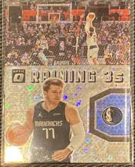 Luka Doncic [Holo Fast Break] Basketball Cards 2021 Panini Donruss Optic Raining 3s Prices