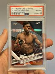 Aljamain Sterling [Red] Ufc Cards 2017 Topps UFC Chrome Prices
