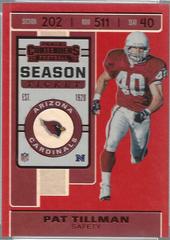 Pat Tillman [Red Zone Ticket] Football Cards 2019 Panini Contenders Prices