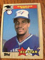 George Bell [All Star] Baseball Cards 1987 Topps Prices