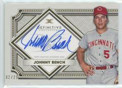 Johnny Bench Baseball Cards 2022 Topps Definitive Autograph Collection Prices