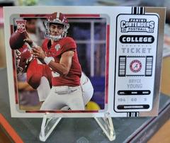 Bryce Young #1 Football Cards 2023 Panini Chronicles Draft Picks Contenders College Ticket Prices