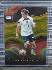 Brenden Aaronson [Gold] Soccer Cards 2022 Panini Select FIFA Unstoppable Prices
