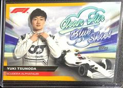 Yuki Tsunoda [Gold] #CABS-YT Racing Cards 2022 Topps Formula 1 Clean Air Blue Skies Prices