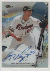 Austin Riley #FA-AR Baseball Cards 2020 Topps Finest Autographs Prices