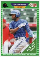 Orelvis Martinez [Green] Baseball Cards 2021 Pro Set Prices