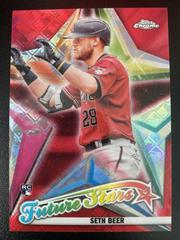 Seth Beer [Red] #FS-4 Baseball Cards 2022 Topps Chrome Logofractor Future Stars Prices