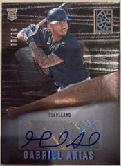 Gabriel Arias [Silver] Baseball Cards 2022 Panini Capstone Rookie Autographs Prices