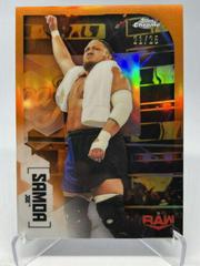 Samoa Joe [Orange] Wrestling Cards 2020 Topps WWE Chrome Image Variations Prices