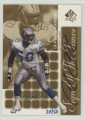 Chris Claiborne [Gold] #DL Football Cards 2000 SP Authentic Sign of the Times Prices