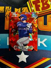 Wyatt Langford [Orange Refractor] #SS-3 Baseball Cards 2023 Bowman Draft Chrome Sapphire Selection Prices