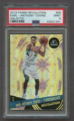 Karl Anthony Towns Galactic #89 Basketball Cards 2016 Panini Revolution Prices