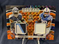 Derrick Henry / Jonathan Taylor [Orange Neon] #5 Football Cards 2023 Panini Spectra Rivals Prices