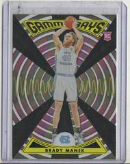 Brady Manek [Black] #ZG-BMA Basketball Cards 2022 Panini Chronicles Draft Picks Gamma Rays Prices