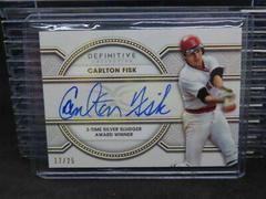 Carlton Fisk Baseball Cards 2022 Topps Definitive Legendary Autograph Collection Prices