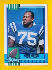 Chris Hinton #304 Football Cards 1990 Topps Tiffany Prices