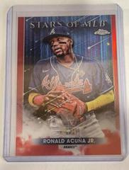 Ronald Acuna Jr. [Red] #SMLB-2 Baseball Cards 2022 Topps Stars of MLB Prices
