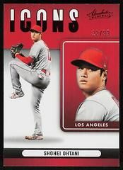 Shohei Ohtani [Retail Red] Baseball Cards 2022 Panini Absolute Icons Prices