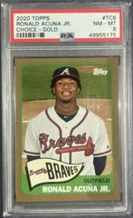 Ronald Acuna Jr. [Gold] Baseball Cards 2020 Topps Choice Prices