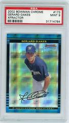 Gerard Oakes [Xfractor] Baseball Cards 2002 Bowman Chrome Prices
