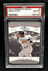 Derek Jeter #5 Baseball Cards 2001 Donruss Classics Prices