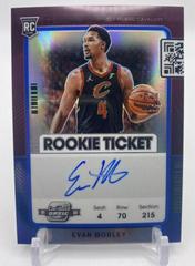 Evan Mobley [Variation Autograph Blue] #138 Basketball Cards 2021 Panini Contenders Optic Prices