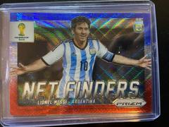Lionel Messi [Blue Pulsar] Soccer Cards 2014 Panini Prizm World Cup Net Finders Prices