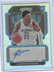 Aaron Wiggins [Silver Prizm] #RS-AWG Basketball Cards 2021 Panini Prizm Rookie Signatures Prices