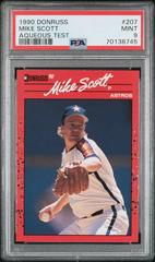 Mike Scott Baseball Cards 1990 Donruss Aqueous Test Prices