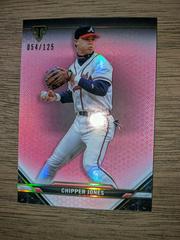 Chipper Jones [Tourmaline] #6 Baseball Cards 2021 Topps Triple Threads Prices